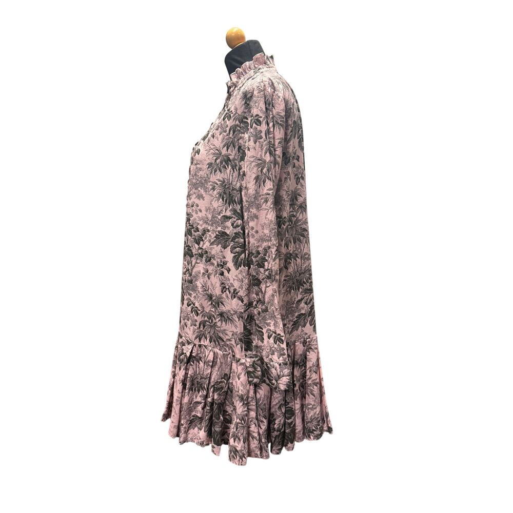 Tuckernuck Pressed Powder Toile Tate Dress Size Medium - Picture 6 of 10
